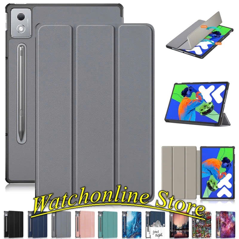 Bao Da Máy Tính Bảng Nắp Gập Từ Tính Cho Lenovo Tab P12 12.7 "p12 xiaoxin pad pro 12.7 2025 TB 373FU