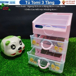 💥💥tủ nhựa duy tân tomi nhỏ 3 tầng - màu hồng 🌱 tổng kho sài gòn 1 🌱