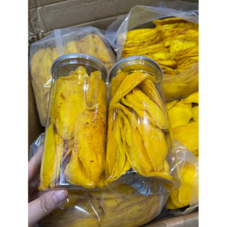  Xoài sấy dẻo   vị chua ngọt nhẹ  3% đường  hũ 500gr 