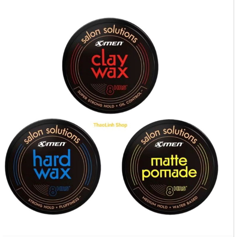 Sáp đất sét Xmen Salon Solutions Clay Wax/Matte Pomade 65g