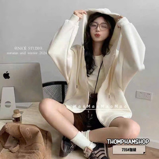 Áo nỉ khoá THOMPHAMSHOP