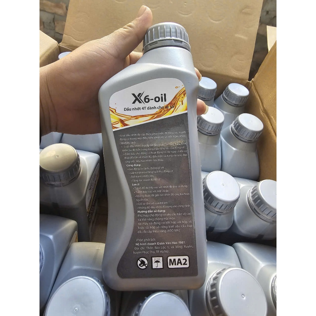 Dầu Nhớt Xe Máy X6 Hàng Chất Lượng Cao Bảo Vệ Động Cơ Bền Bỉ Dành cho các dòng xe PTXM360