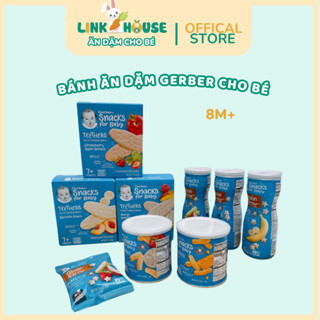 Bánh Ăn Dặm Gerber Hình Sao, Bánh Gạo Dẹt Gerber, Bánh Gerber Lùn Cho Bé Ăn Dặm 8m+