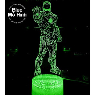 Đèn ngủ LED trang trí phòng ngủ nhân vật Iron Man