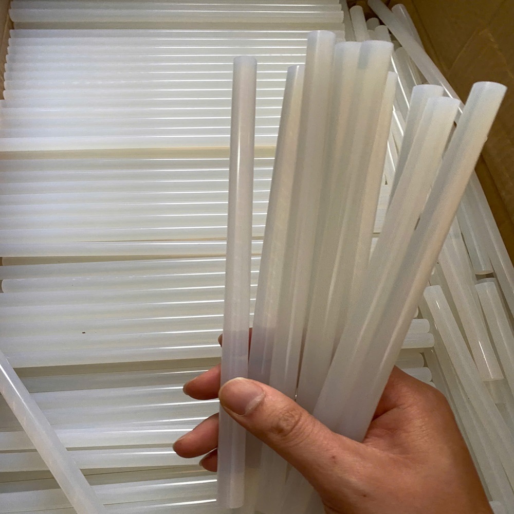 Keo nến loại to 60W, keo nến trang trí tết, keo nến gắn giấy, keo nến silicon 25cm, dính quạt giấy