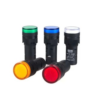 Đèn báo pha phi 16 điện áp 220V và 24V đèn led