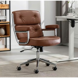 Ghế làm việc xoay 360 độ bọc da có ngả lưng từ 90-120 độ cao cấp tiện ích, Ghế Giám Đốc da nâng hạ đa chức năng