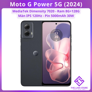  Điện thoại Motorola Moto G Power 5G  2024  XT2415 màn IPS 120Hz - Dimensity 7020 ram 8G 128G 