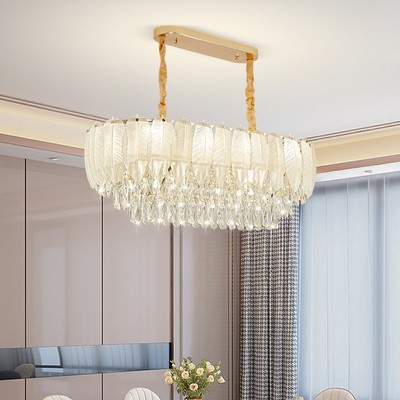 Đèn thả mâm MONSKY CHOBIT pha lê thiết kế theo phong cách hiện đại, trang trí nội thất sang trọng