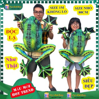  Gấu Bông ẾCH XANH Khổng Lồ 1M 3D  – Thú Nhồi Bông Đẹp Mềm Mịn Quà Tặng Hoàn Hảo Cho Mọi Lứa Tuổi 