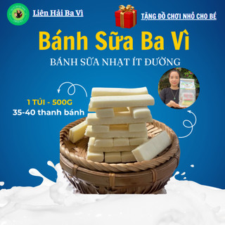  Bánh Sữa Ba Vì Loại Nhạt Ít Đường Mới Túi 1KG Khoảng 85 - 90 Thanh Sữa Tươi Cô Đặc Đặc Sản Ba Vì Milk 