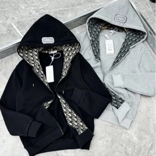 Áo Khoác Hoodie Zip  Đì O Thêu Logo Vuông Trên Mũ Siêu Chất - Áo Khoác Hoodie Nam Nữ hottren 2024