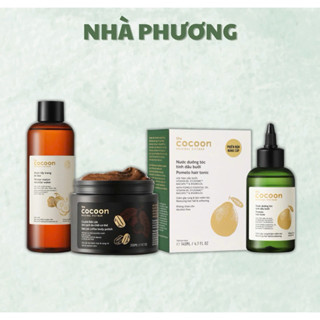  Combo Nước tẩy trang + Tẩy tế bào chết body + Nước dưỡng tóc Cocoon 