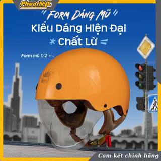   Hoả Tốc TpHCM  Nón bảo hiểm nữa đầu kính âm Royal M239 Chính Hãng 
