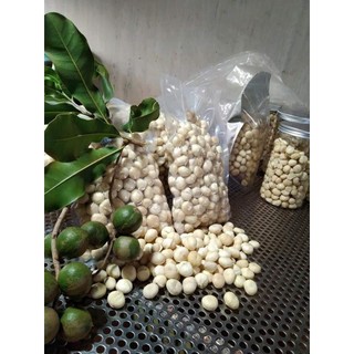 Macca Đăk Lăk sấy nứt vỏ Organic giòn tan không hôi dầu 1 kg