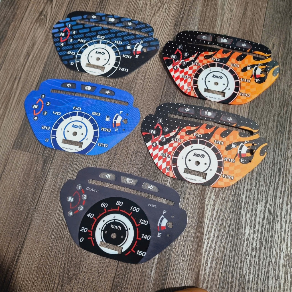 Mặt đồng hồ kiểu thái lan thay thế cho dòng xe wave nhỏ, wave zx, wave thái các đời in UV sắc nét