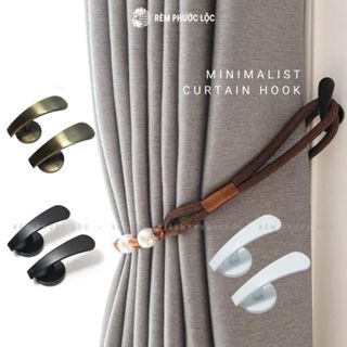 Móc Vén Rèm Phong Cách Minimalist - Núm vén rèm hợp kim kẽm đúc nguyên khối sang trọng và tinh tế