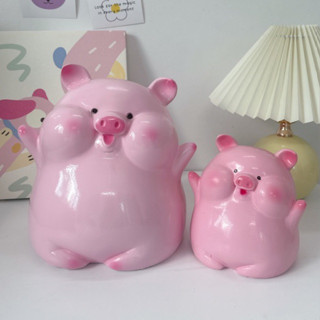 [MUA 1 TẶNG 1] Heo Bánh Bao HELLO size TO cao cấp(C26xD24xR21) | quà tặng,trang trí, ống tiết kiệm Tiệm Heo Soda