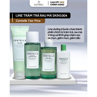 Dòng dưỡng & kem chống nắng tràm trà rau má giảm mụn SKIN1004 TEA-TRICA