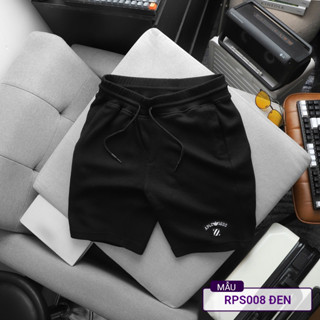 Quần thun nam ngắn dây kéo họa tiết cực chất mới sport RPS022 - quần tập gym nam Riooshop