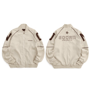  Áo Khoác Bomber Varsity Gooan Infinity Form Rộng 