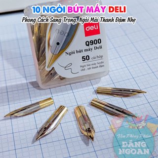 [Combo 10] Ngòi Bút Máy Deli - Phong Cách Sang Trọng, Viết Tuyệt Vời | Cao Cấp - VPP Đặng Ngoan
