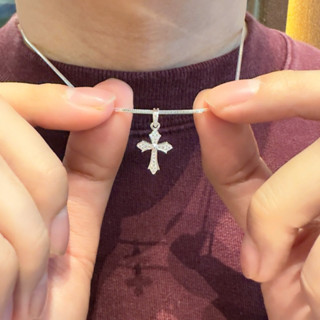 Dây chuyền bạc mặt thánh giá unisex thiết kế sang trọng - Trang Sức MINA JEWELRY