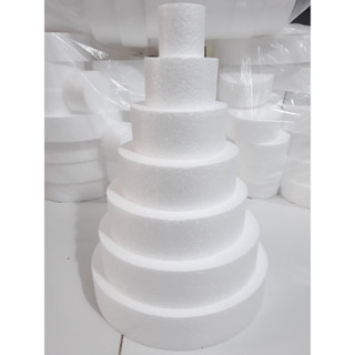 combo xốp tròn 5 7 tầng cốt bánh kem, trang trí tráp cưới ăn hỏi cắm hoa giả hoa sáp