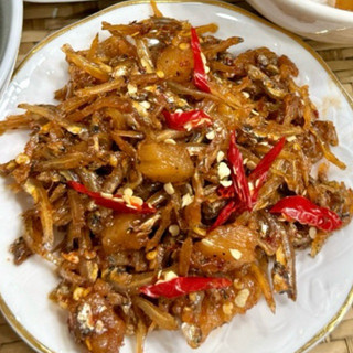 Cá Cơm Khô Rim Tóp Mỡ 250g Vị Cay Mặn Đậm Đà – Hao Cơm