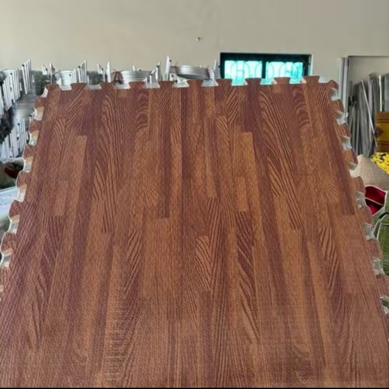 Bộ 6 tấm thảm xốp lót sàn, xốp trải sàn vân gỗ 60x60