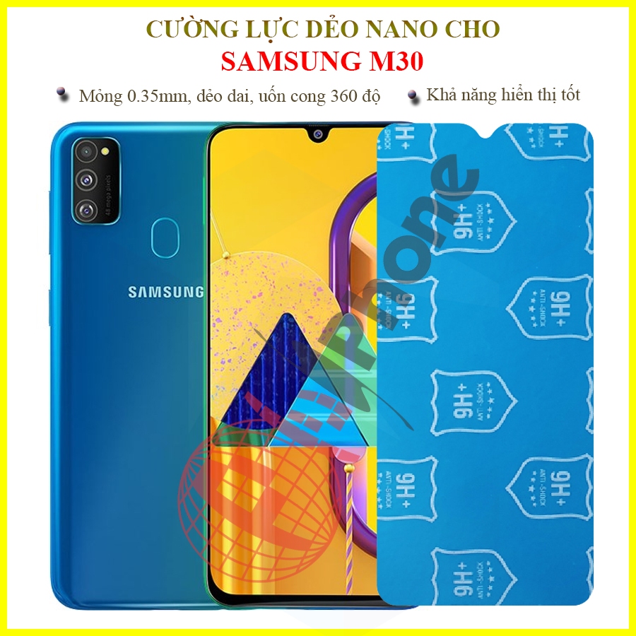 Dán cường lực dẻo nano trong suốt cho Samsung M30