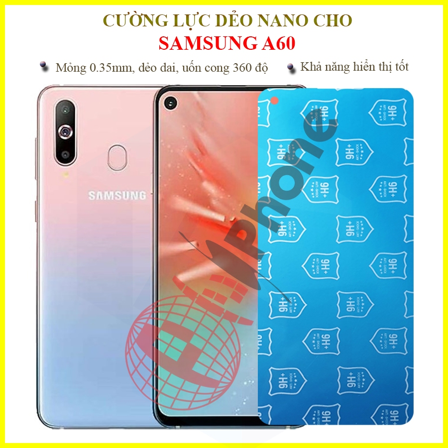 Dán cường lực dẻo nano trong suốt cho Samsung A60