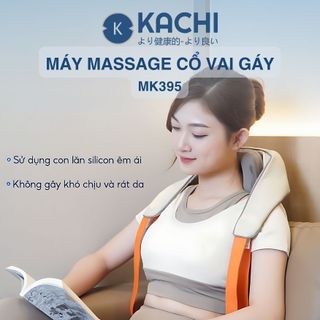  Máy massage cổ vay gáy 4D Kachi MK395 mô phỏng bàn tay người chạy pin không dây tiện lợi 
