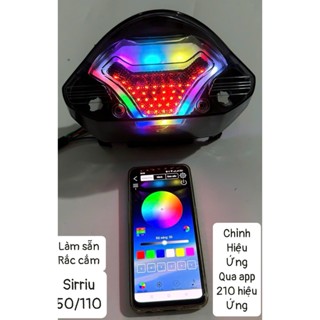  Đèn hậu Sirius TST 50 110cc rắc cắm như rin chỉnh hiệu ứng qua app 