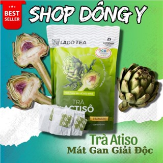 Trà Atiso Túi Lọc LADOPHAR - 100 Gói - Giải Độc Gan, Mát Gan, Thanh Lọc Cơ Thể - Atiso Đà Lạt