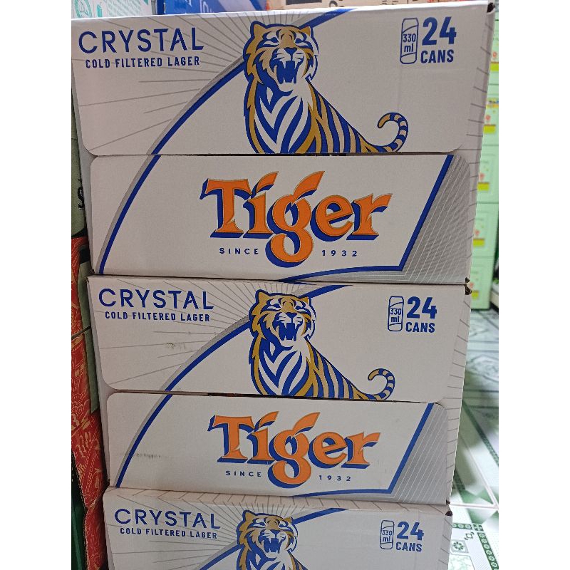 Bia tiger BẠC  lon cao.thùng 24 lon 330m