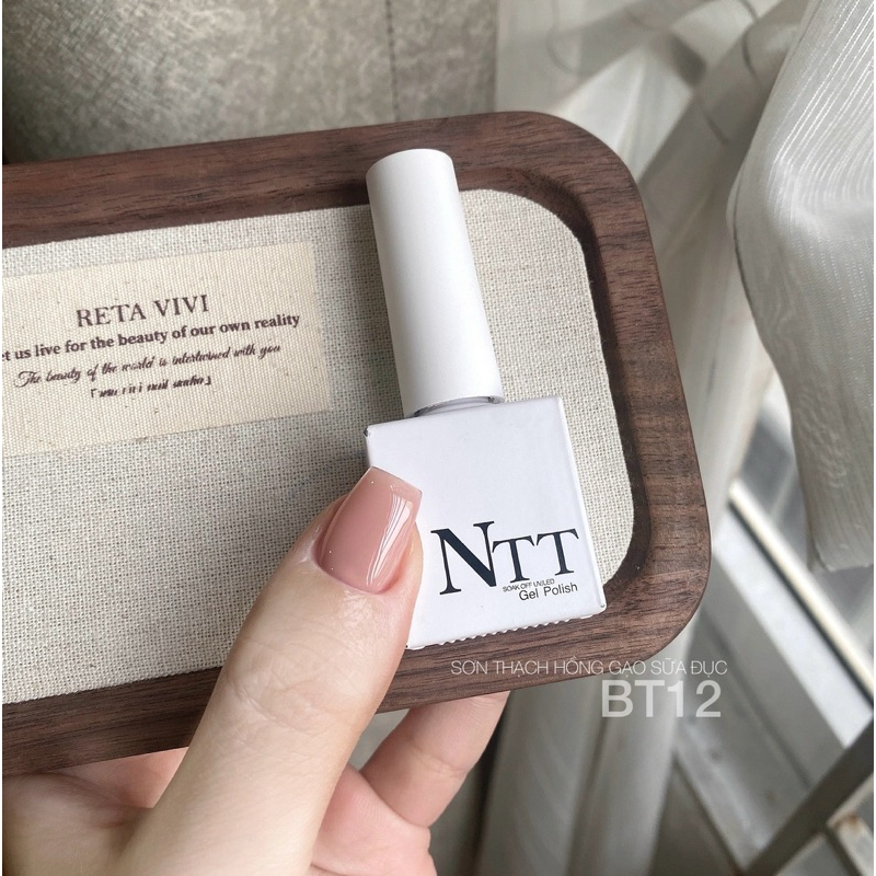 Sơn gel thạch hồng gạo sữa đục BT12