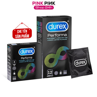 Bao cao Su Durex Performa Kd-tg (Hộp 12C) - Bcs Siêu Mỏng, Nhiều Gel, Size 52mm Ôm Vừa Vặn