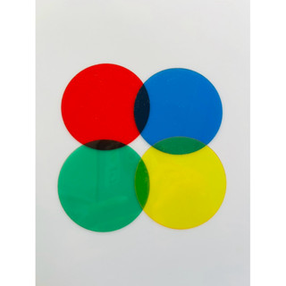 Tấm Film Mica rời 4 màu thay đổi cho đèn hoàng hôn sunset rose blackpink, kích thước 65mm