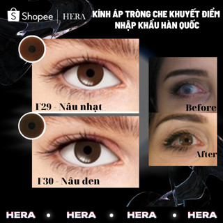 Lens Thẩm Mỹ Kính Áp Tròng Che Khuyết Điểm Cho Mắt Hỏng, Cườm, Đục Thủy Tinh Thể, Kéo Mây - Hera Lens