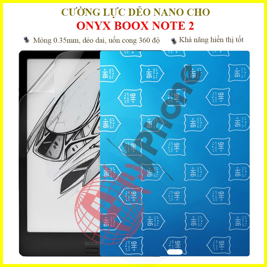 Dán cường lực dẻo nano trong hoặc nhám cho máy đọc sách Boox Note 2 (10.3 inch) - Dán Tablet
