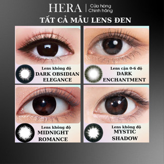 Tổng Hợp Các Mẫu Lens Hot Màu Đen + Choco Nhà Hera Nhập Khẩu Hàn Quốc Lens Cận 0-10 Độ 6 Tháng