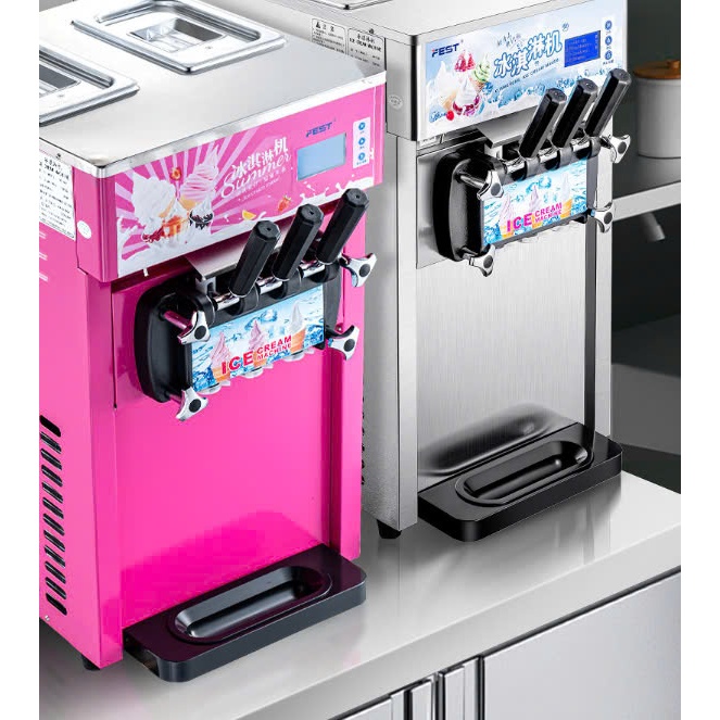 máy làm kem tươi FESS  3 vòi để bàn