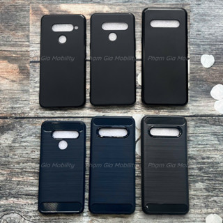 Ốp lưng LG V40/ V50 /V60 dẻo đen, dẻo xanh nhôm xước cao cấp, bền đẹp