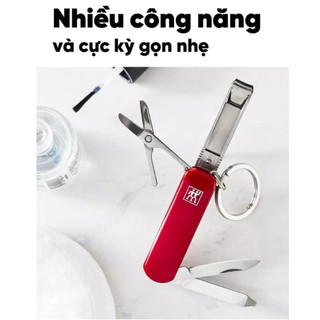 ZWILLING - Bấm móng tay Classic inox Multitool màu đỏ