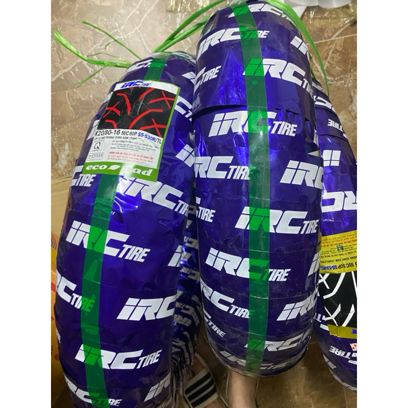lốp trước sau vỏ lốp sh 125 150 160i IRC 120/80-16, 100/80-16 việt