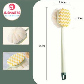 Cây Bông Tắm Chà Lưng Mặt Vải Bông Và Cao Su Gai Kì Ghét, Cọ Chà Lưng 2 Mặt Kì Ghét Tẩy Tế Bào Chết