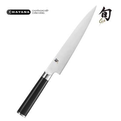 Dao bếp Nhật cao cấp Shun Classic Flexible Fillet thép dẻo có thể uốn linh hoạt DM0761 (180mm)