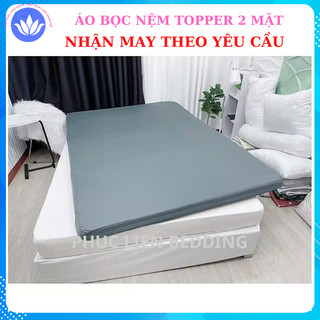 Áo Bọc Nệm ,Bảo Vệ Nệm,Ga Bọc Nệm 2 mặt có khóa kéo,bọc toàn bộ nệm băngf thun lạnh HQ đủ size
