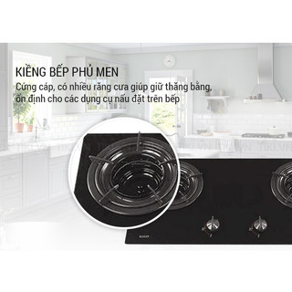 Bếp Ga Âm Rinnai RVB-2G-I(B) Lửa Xoáy Trong (Inner Burner)